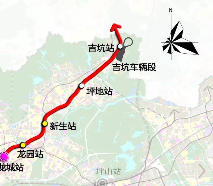 深圳最新地铁线路图全览