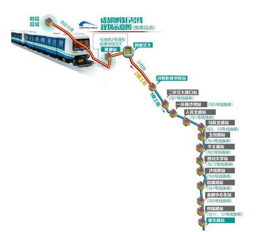 成都地铁13号线最新进展、规划与未来展望