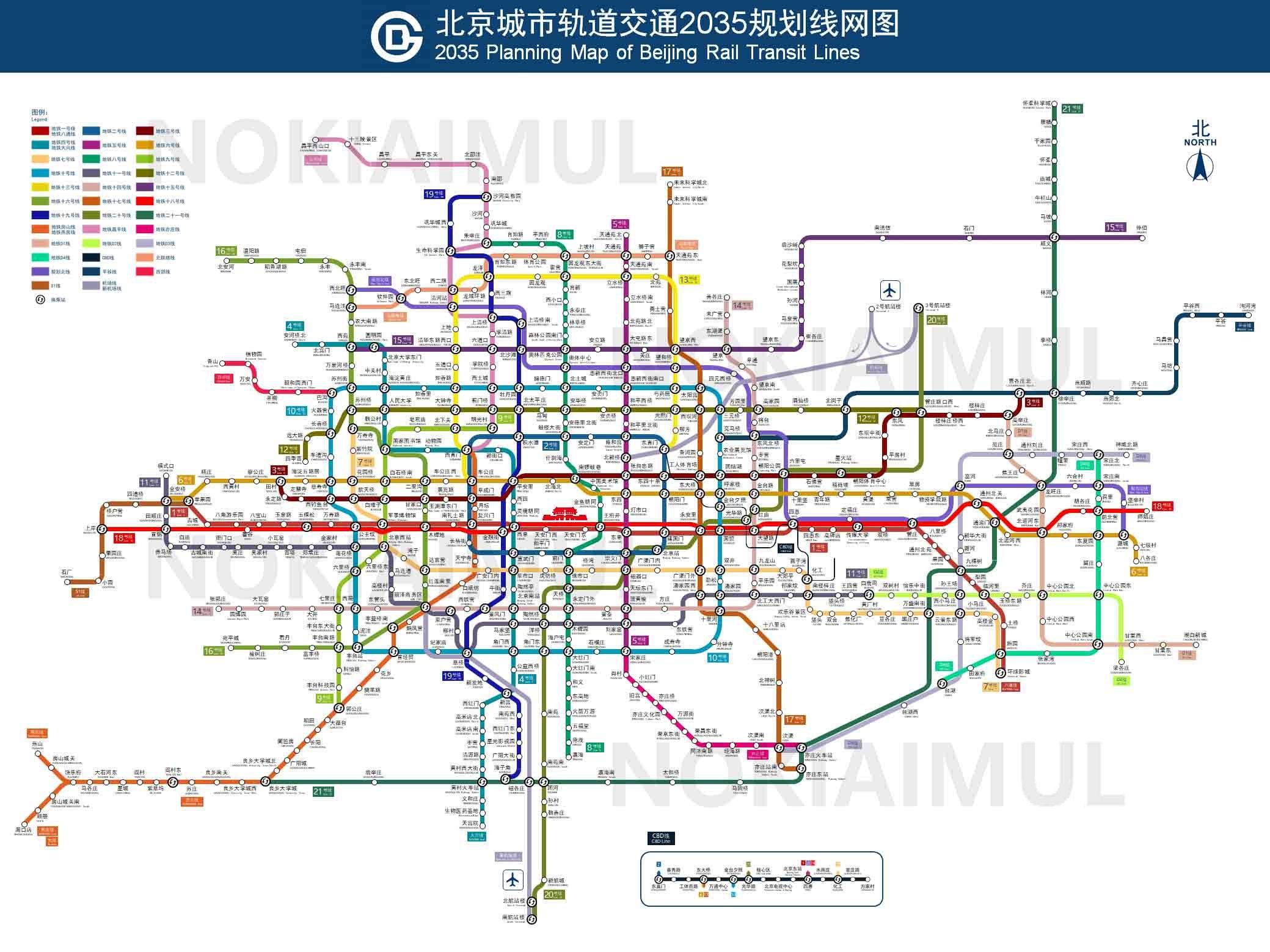 北京地铁最新线路图概览